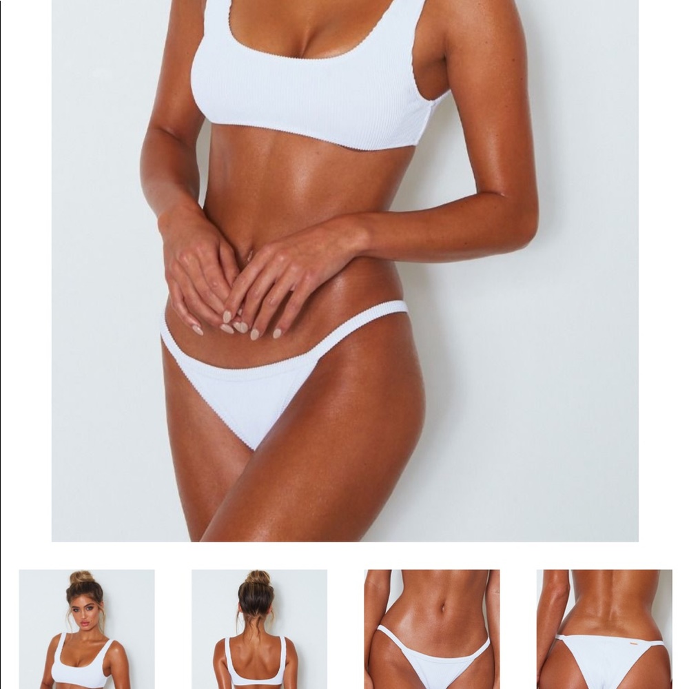 Sofia Bottoms White Rib